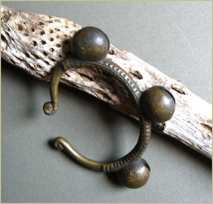 Antique Bronze Bell Bracelet from Africa