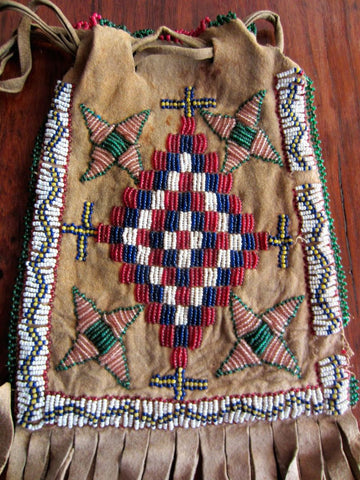 Old Apache Fringed Bag