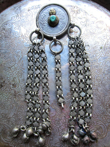 Rare Silver Coma/Fibula from Bhutan