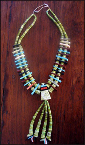 Southwest Serpentine Jacla Necklace