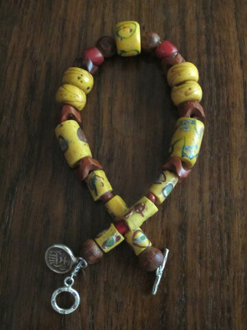 BiniBeca Antique Venetian Trade Beads Bracelets / Four | BiniBeca Design |  Wolf & Badger