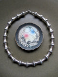 Handsome Silver Choker in Sophisticated Tribal Design