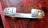 Tibetan Engraved Sterling Cuff Bracelet