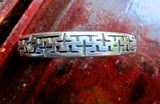 Tibetan Engraved Sterling Cuff Bracelet