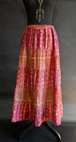 Gorgeous Silk Ikat Tiered Skirt from Guatemala
