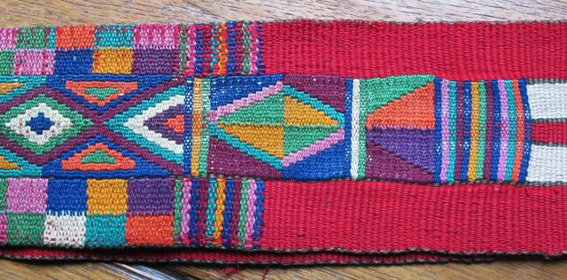 Traditional Striped and Embroidered Belt from Nebaj – Deborah Garner ...