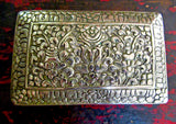 Antique Ornate Silver Box from Bhutan