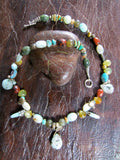 Beach Stone Treasure Necklace
