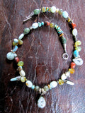 Beach Stone Treasure Necklace