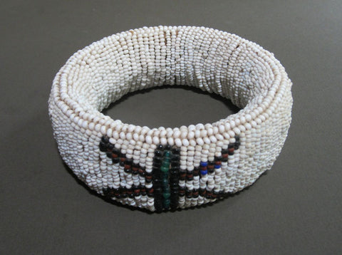 Vintage N'debele Beaded Bracelet from South Africa